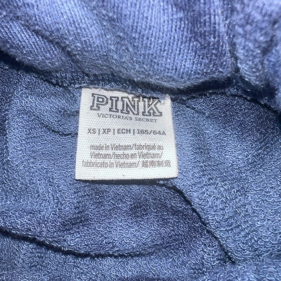 PINK Victoria's Secret Navy Tie-Dye Cargo Sweatpants - Picture 3 of 4